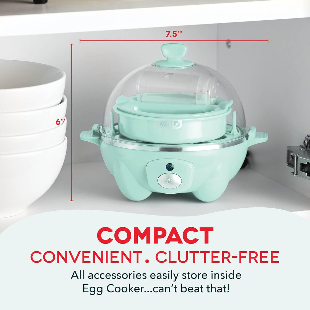 Dash Rapid 7-Egg Electric Cooker, Boiler and Poacher Aqua