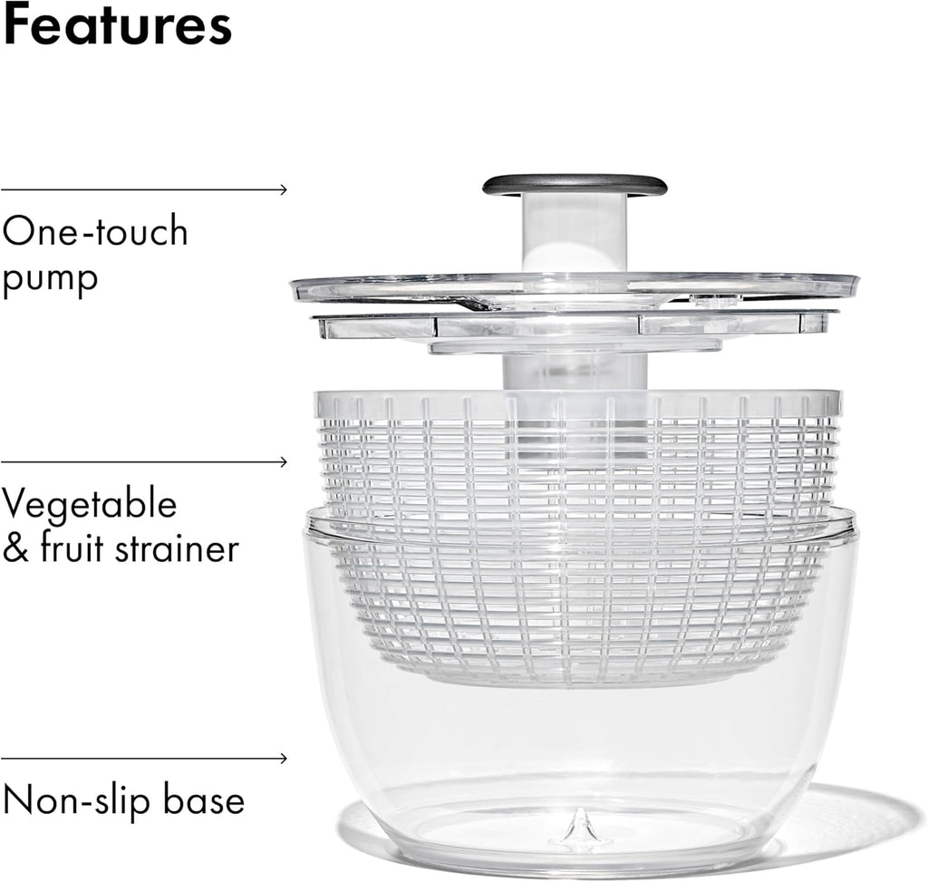 OXO Good Grips Salad Spinner 6.22 Quart