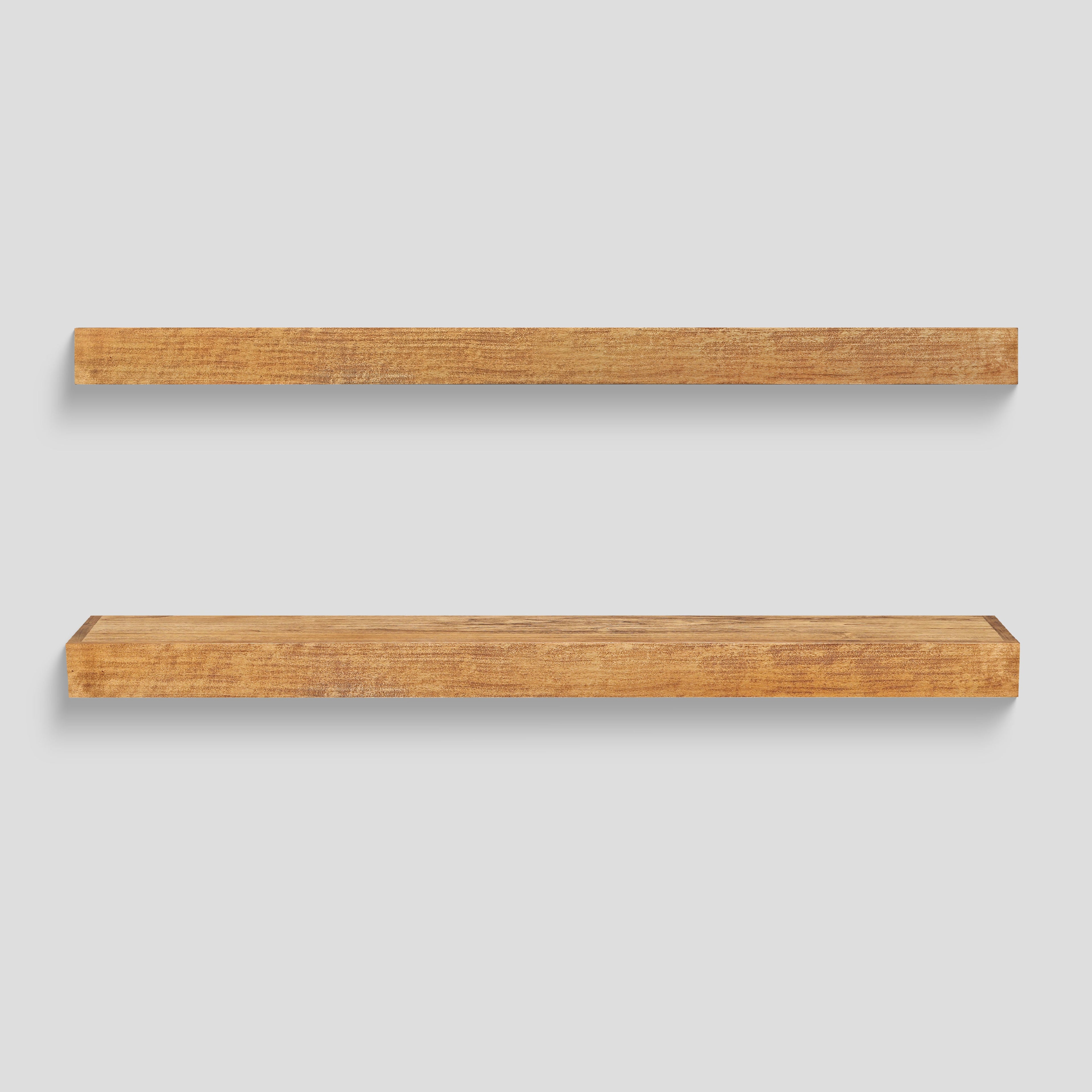 Farmhouse Floating Kitchen Shelf – Real Wood