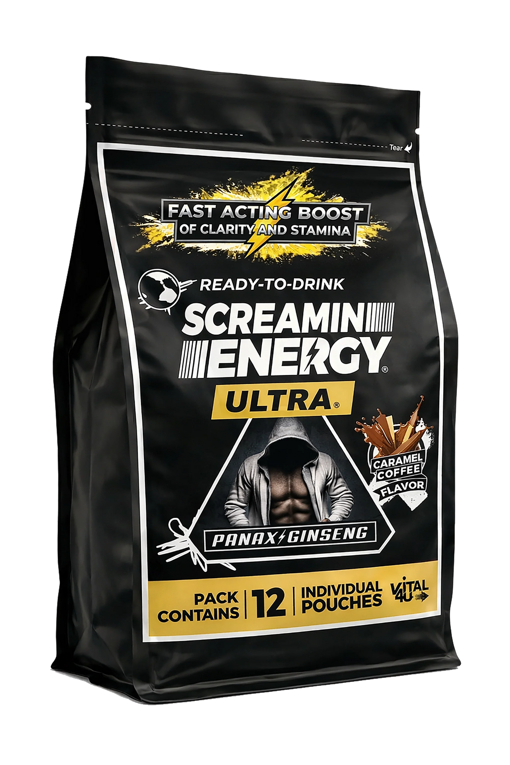 Screamin Energy Ultra Caramel Coffee