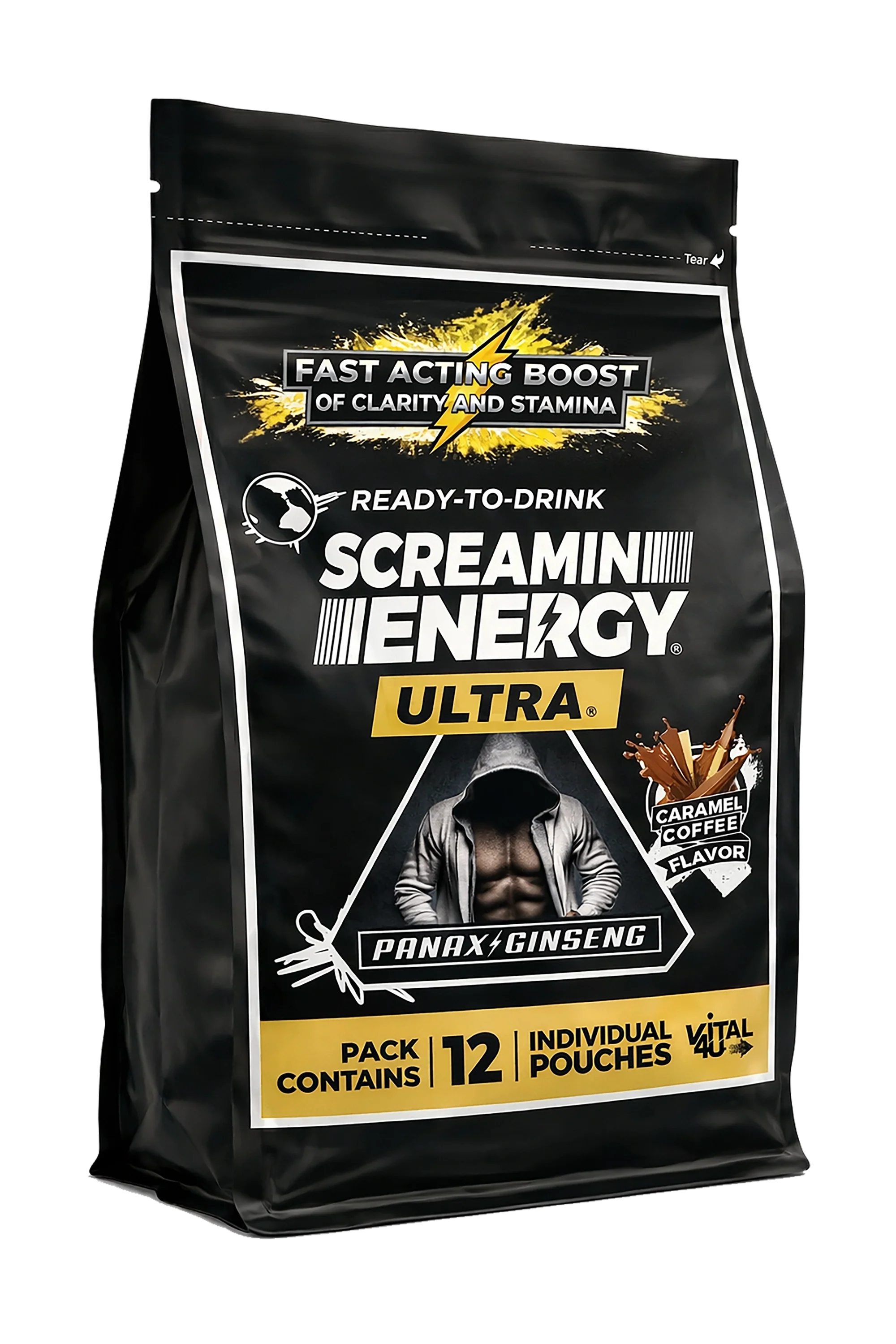 Screamin Energy Ultra Caramel Coffee